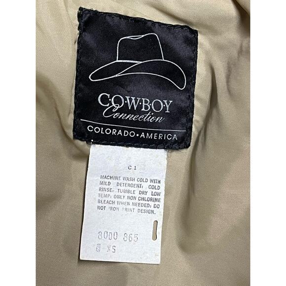 Cowboy Trail Duster Coat Womens XS Riding Equestrian Cowboy Connection Colorado - Picture 10 of 13